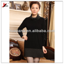 fashion women cashmere winter knitting dress